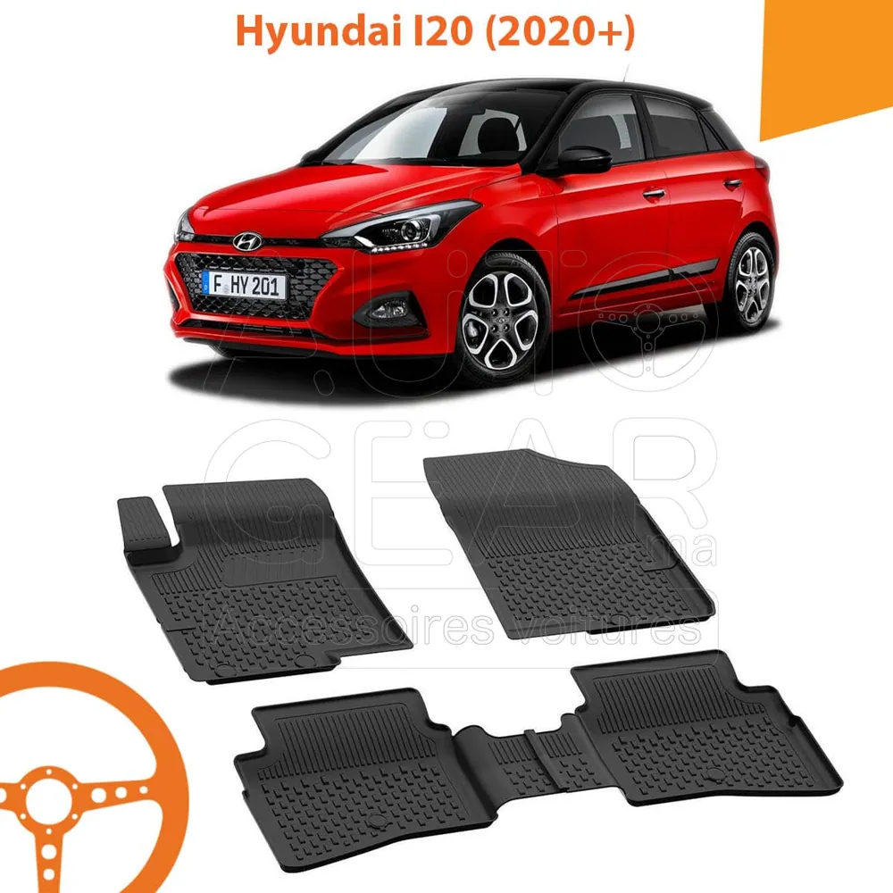 Tapis de Voiture 4D Sahler pour Hyundai I20 (2020+)