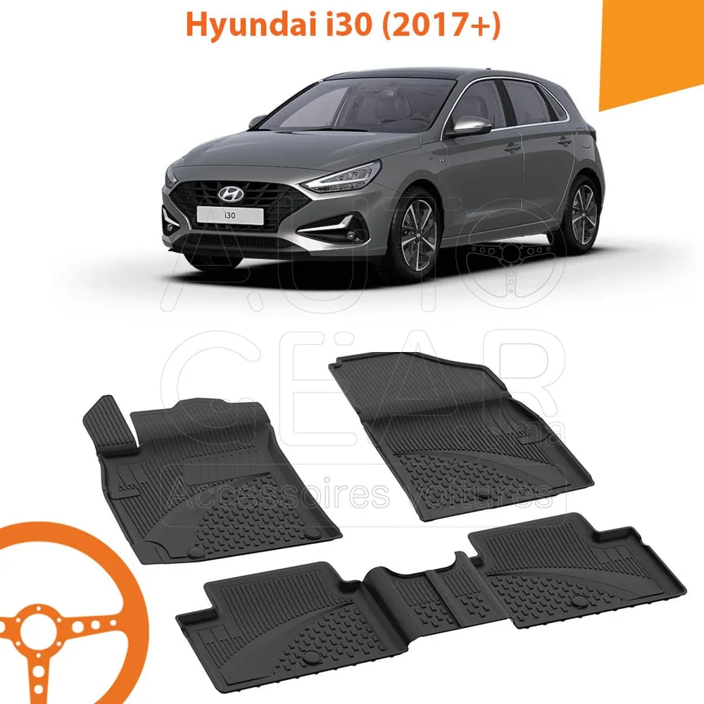 Tapis de Voiture 4D Sahler pour Hyundai i30 (2017+)