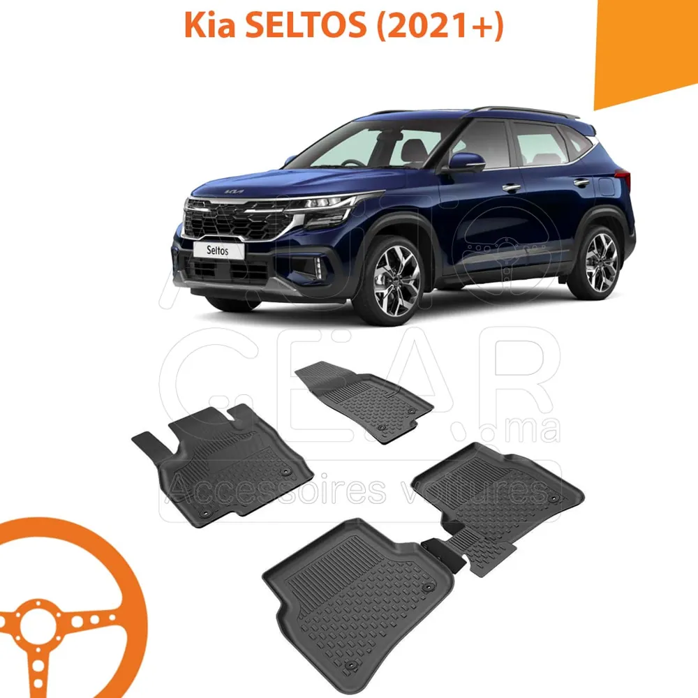 Tapis de Voiture 4D Sahler pour Kia Seltos (2021+)