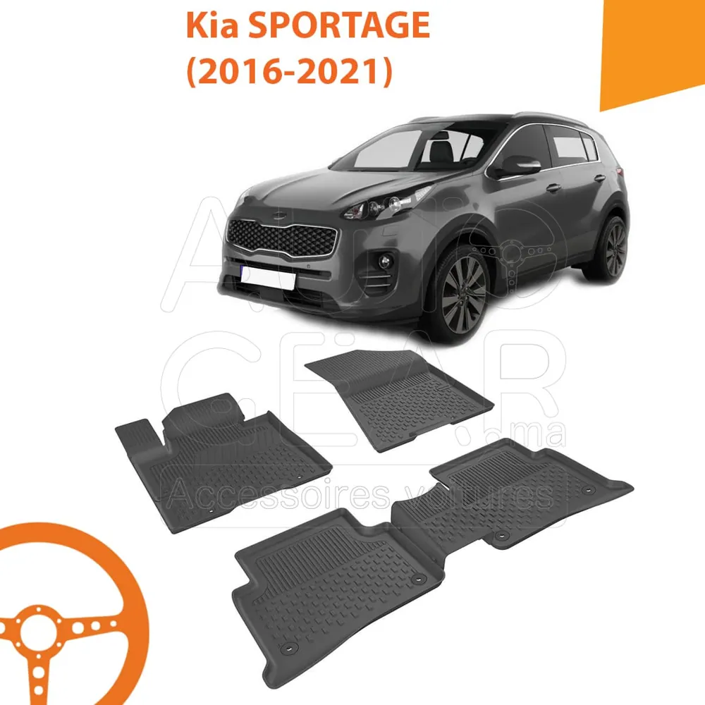 Tapis de Voiture 4D Sahler pour Kia Sportage (2010-2015)