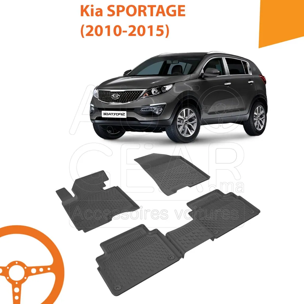 Tapis de Voiture 4D Sahler pour Kia Sportage (2016-2021)