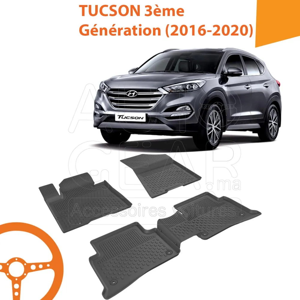 Tapis de Voiture 4D Sahler pour Hyundai Tucson 3ème Génération (2016-2020)
