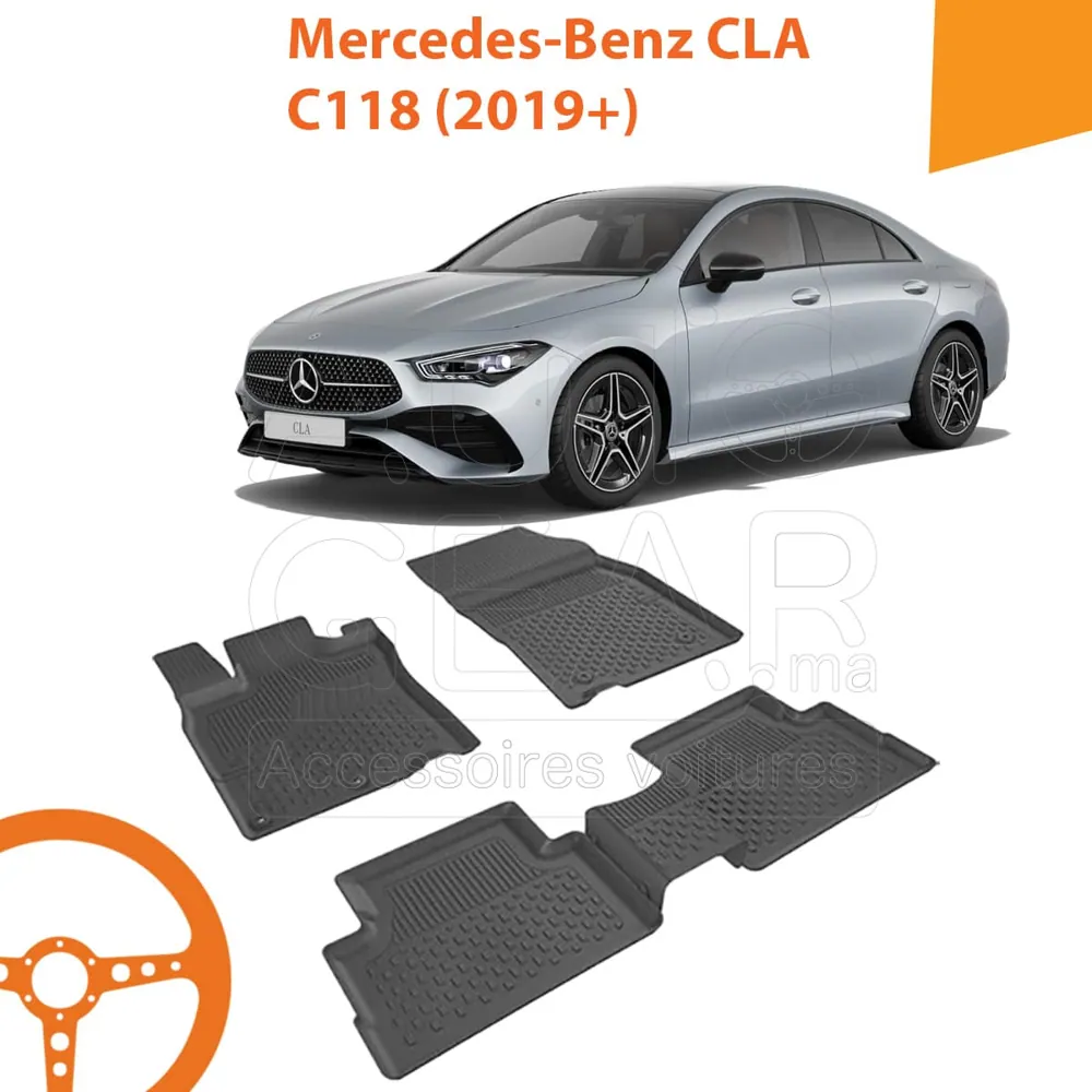 Tapis de Voiture 4D Sahler pour Mercedes-Benz CLA C118 (2019+)