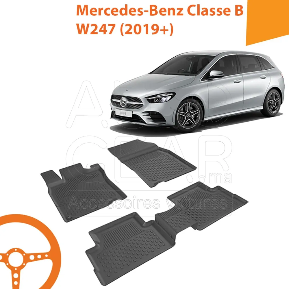 Tapis de Voiture 4D Sahler pour Mercedes-Benz Classe B W247 (2019+)