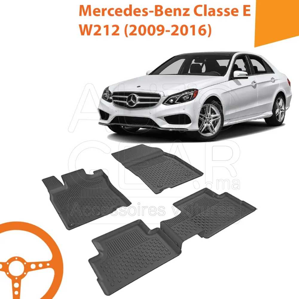 Tapis de Voiture 4D Sahler pour Mercedes-Benz Classe E W212 (2009-2016)