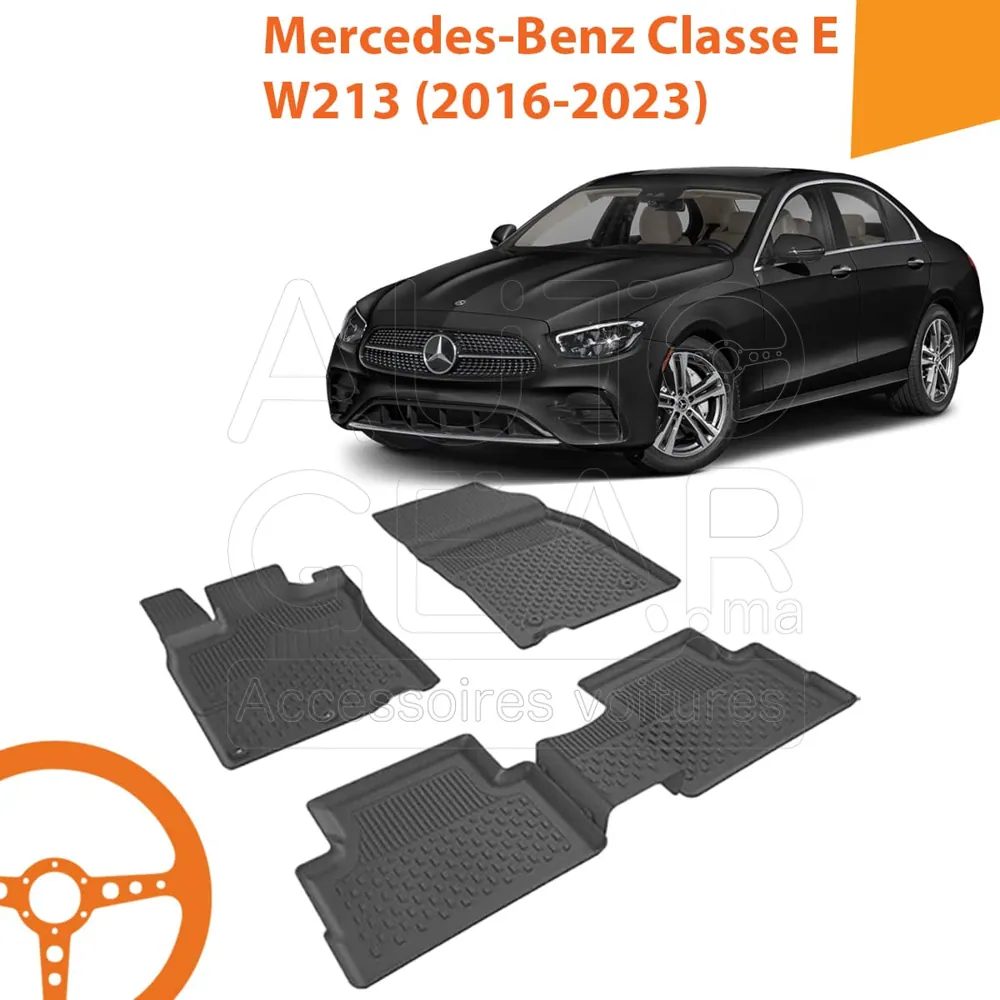 Tapis de Voiture 4D Sahler pour Mercedes-Benz Classe E W213 (2016-2023)