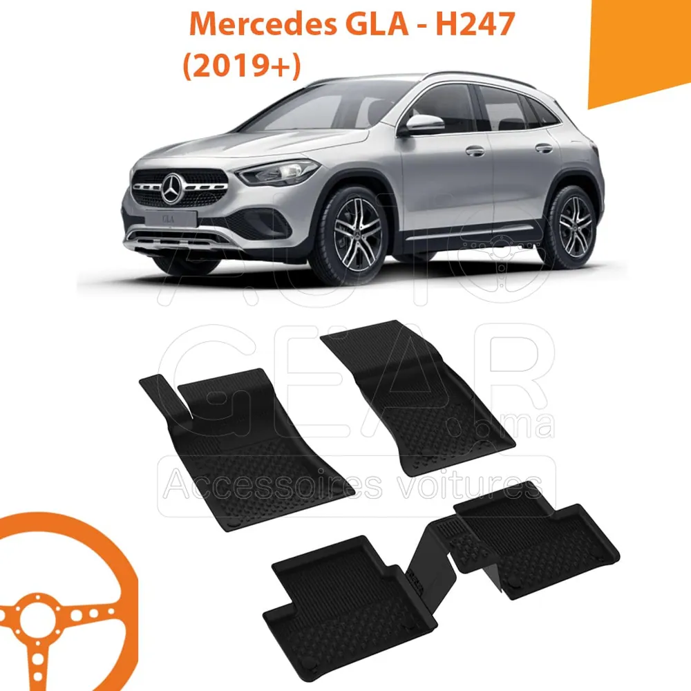 Tapis de Voiture 4D Sahler pour Mercedes GLA H247 (2019+)