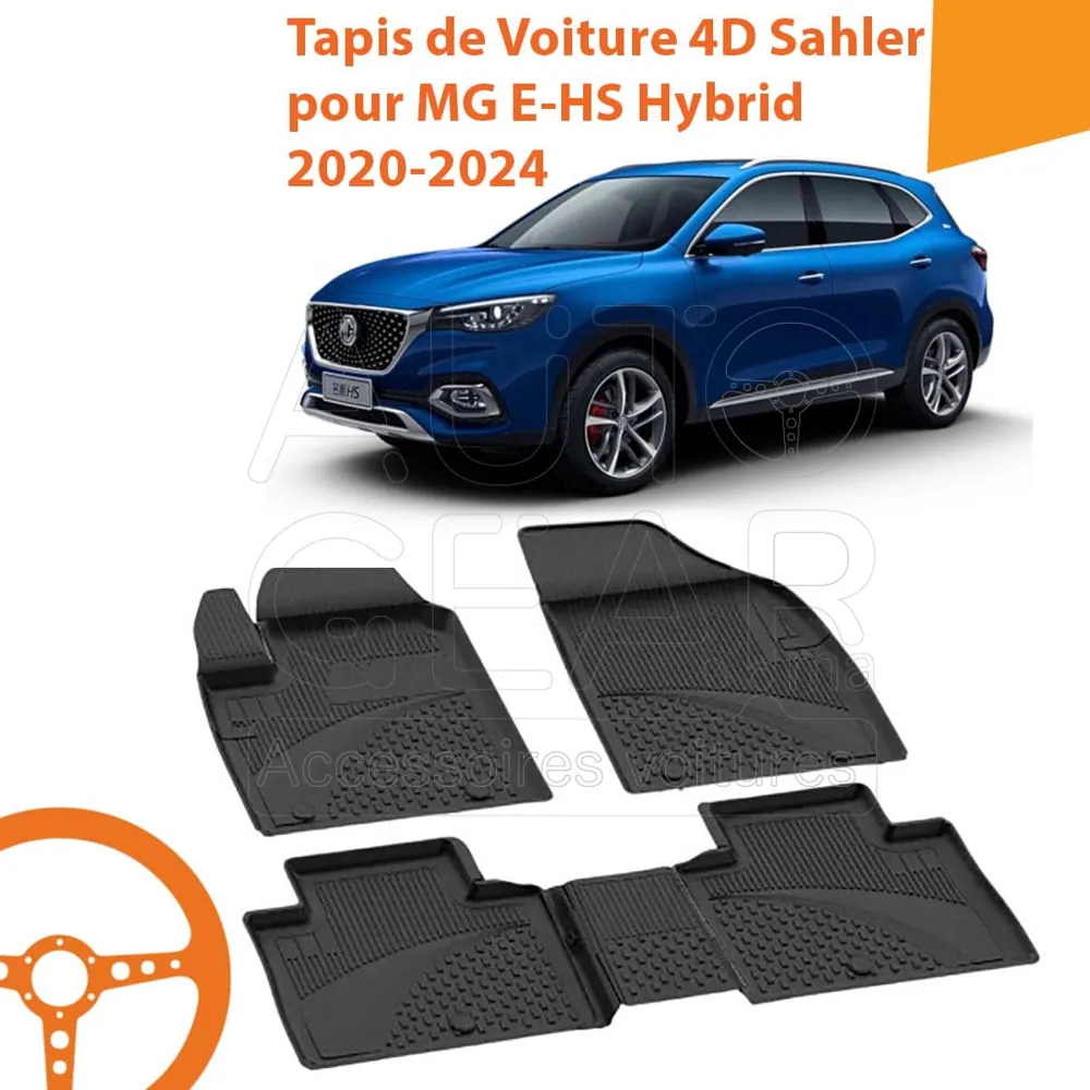 Tapis de Voiture 4D Sahler pour MG E-HS Hybrid 2020-2024