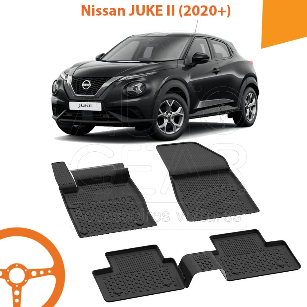 Tapis de Voiture 4D Sahler pour Nissan Juke II (2020+)