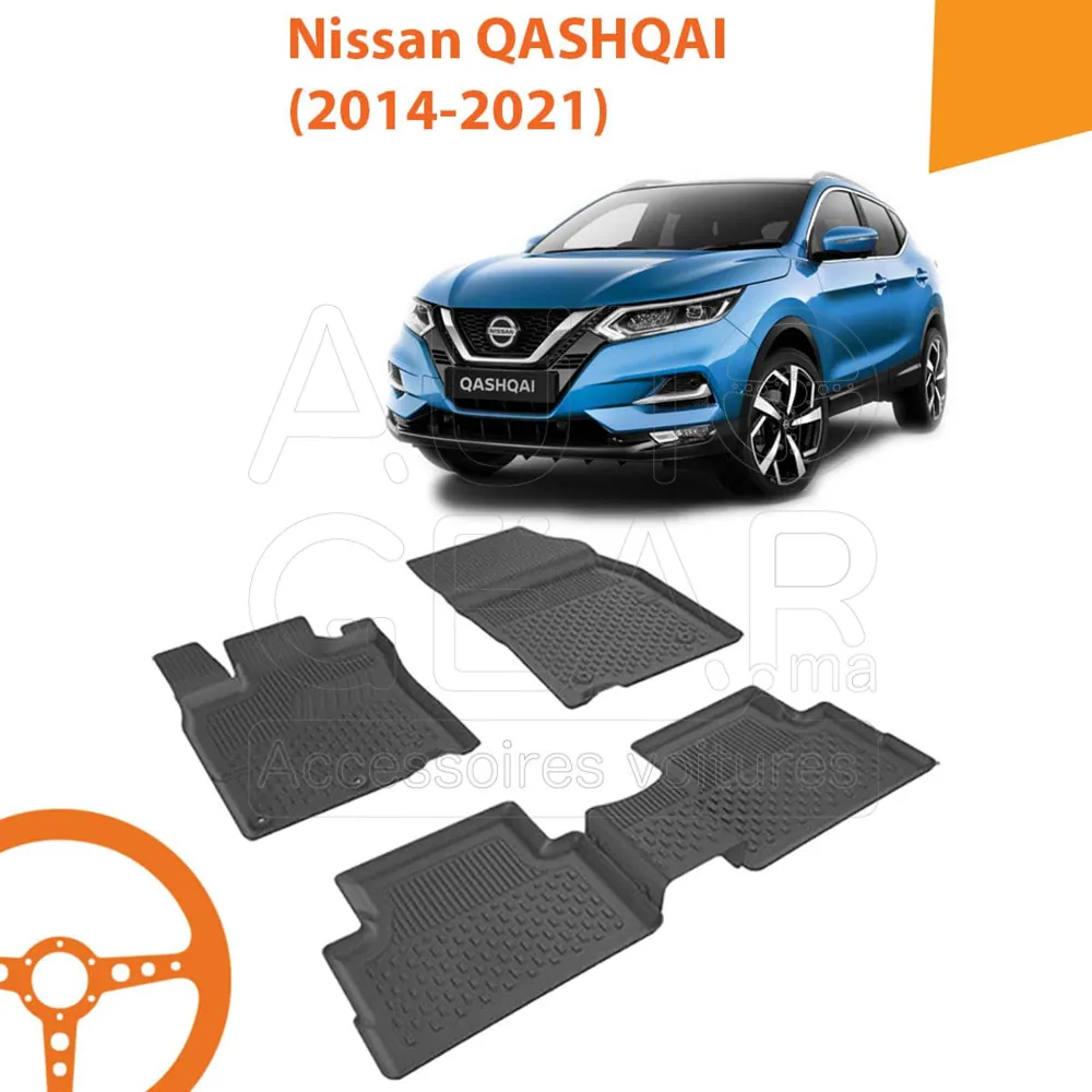 Tapis de Voiture 4D Sahler pour Nissan Qashqai (2014-2021)