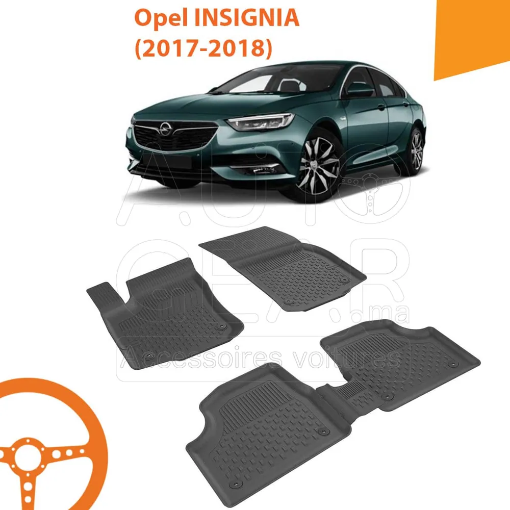 Tapis de Voiture 4D Sahler pour Opel Insignia (2017-2018)
