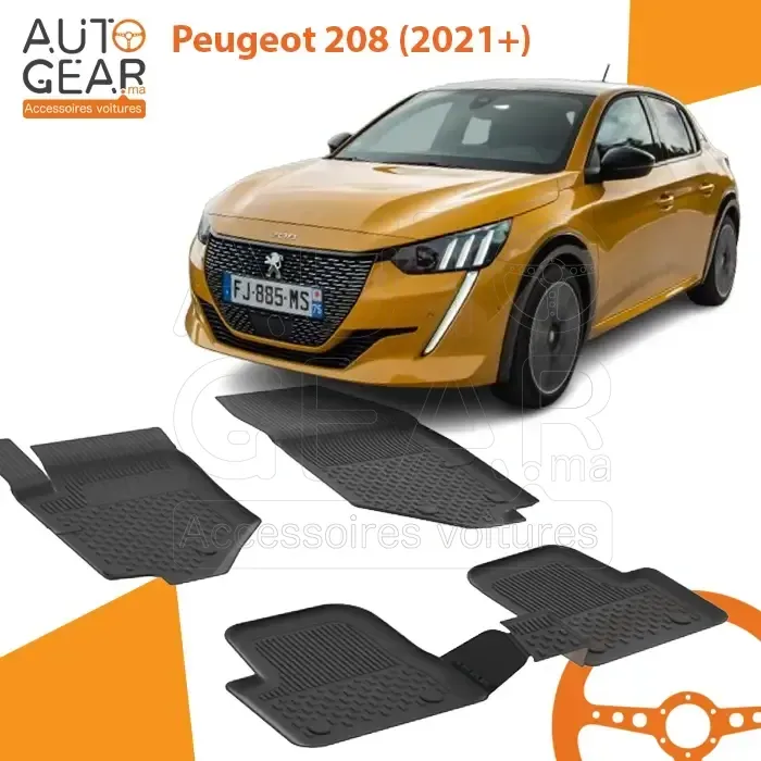 Tapis de Voiture 4D Sahler pour Peugeot 208 (2021+)