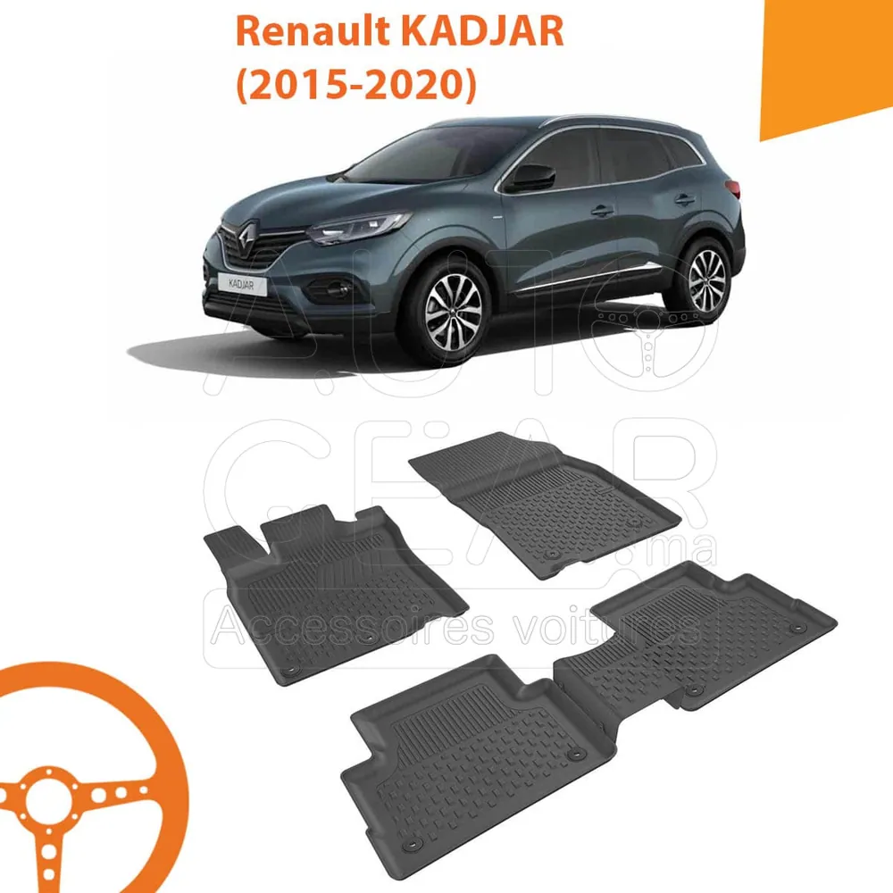 Tapis de Voiture 4D Sahler pour Renault Kadjar (2015-2020)
