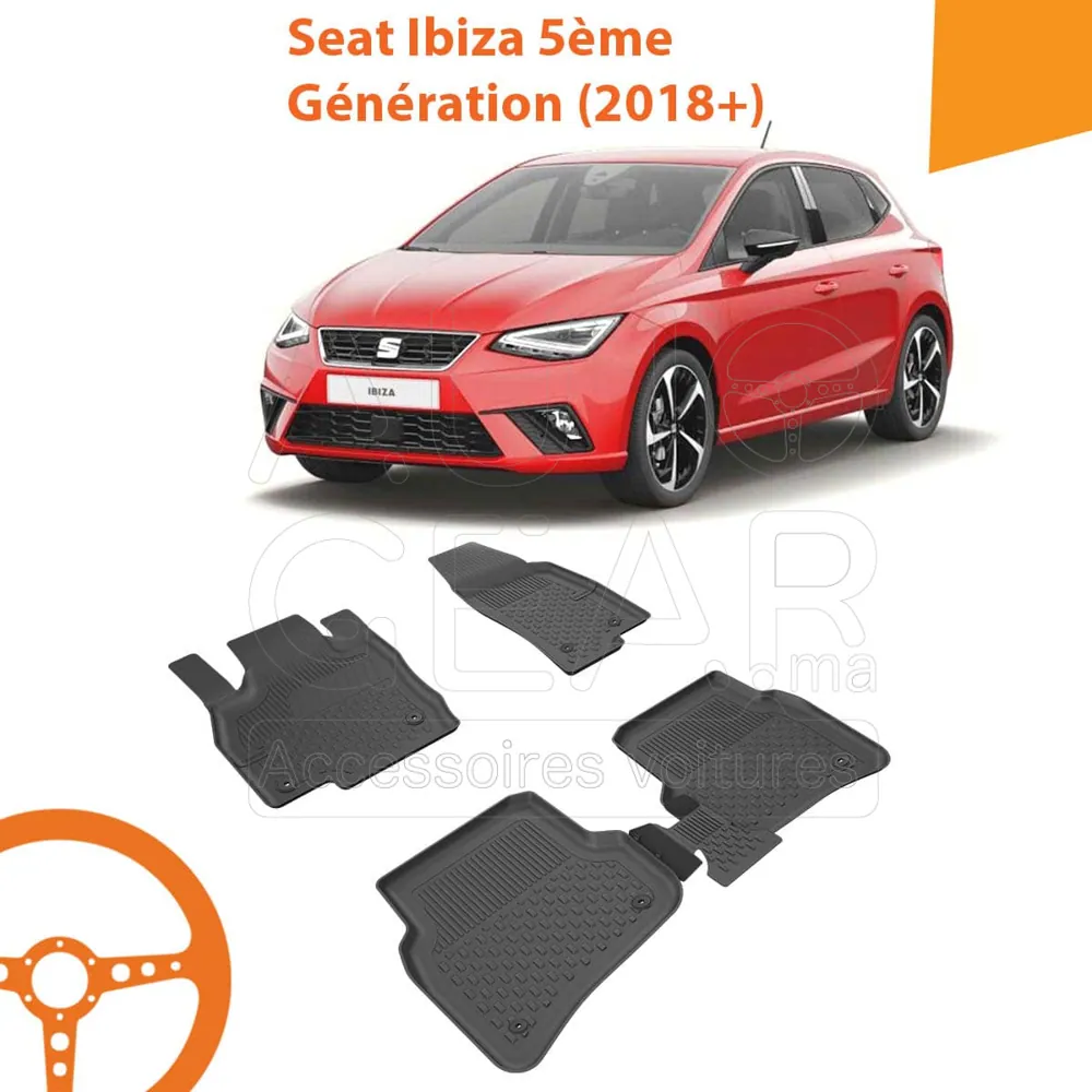 Tapis de Voiture 4D Sahler pour Seat Ibiza 5ème Génération (2018+)