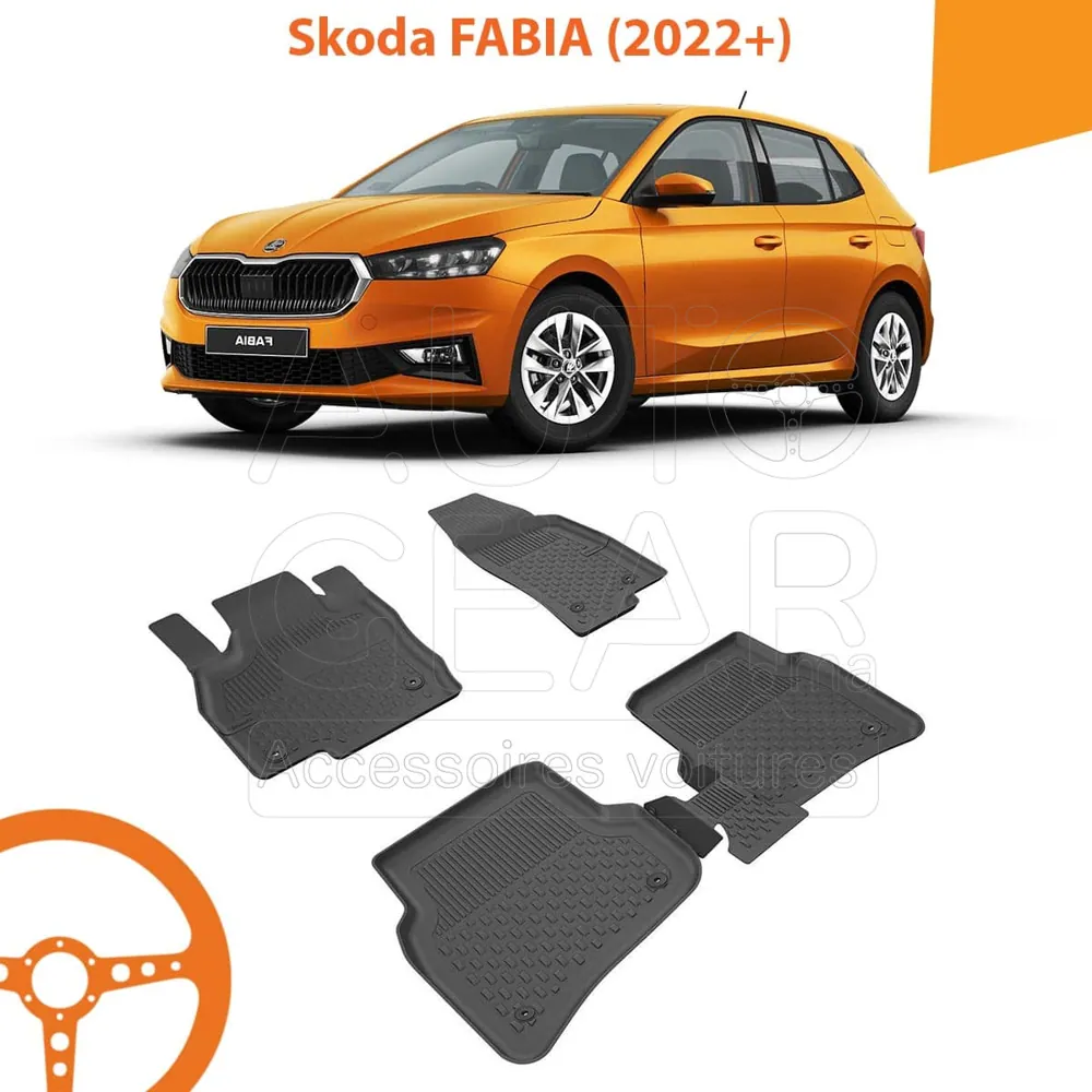 Tapis de Voiture 4D Sahler pour Skoda Fabia (2022+)