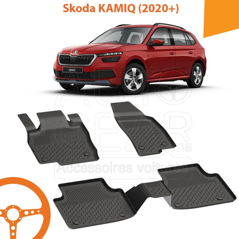 Tapis de Voiture 4D Sahler pour Skoda Kamiq (2020+)