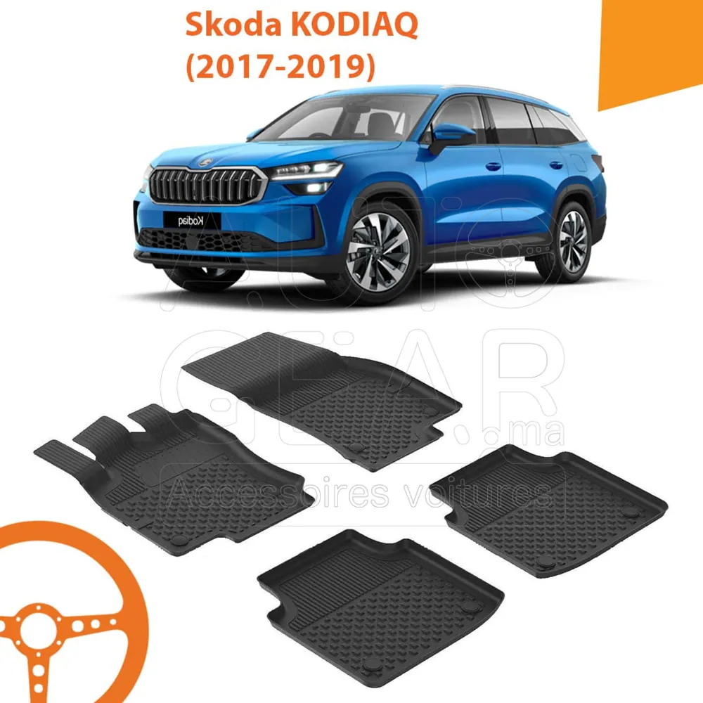 Tapis de Voiture 4D Sahler pour Skoda Kodiaq (2017-2019)