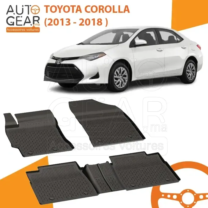Tapis de Voiture 4D Sahler pour Toyota Corolla (2013-2018)
