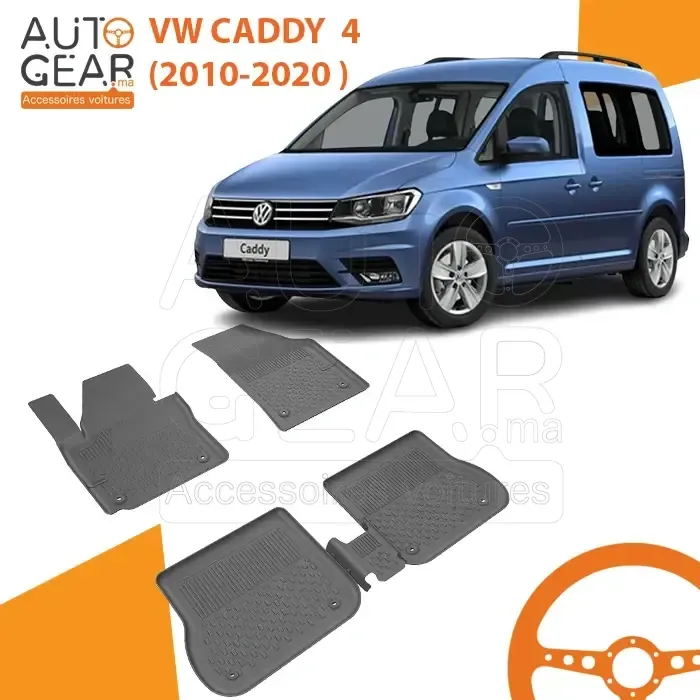 Tapis de Voiture 4D Sahler pour Volkswagen Caddy 4 (2010-2020)