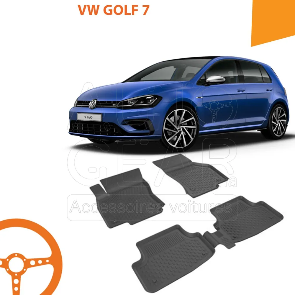 Tapis de Voiture 4D Sahler pour Volkswagen Golf 7 (2013-2020)
