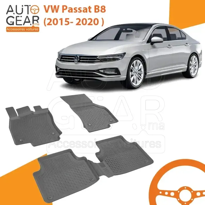 Tapis de Voiture 4D Sahler pour Volkswagen Passat B8 (2015-2020)