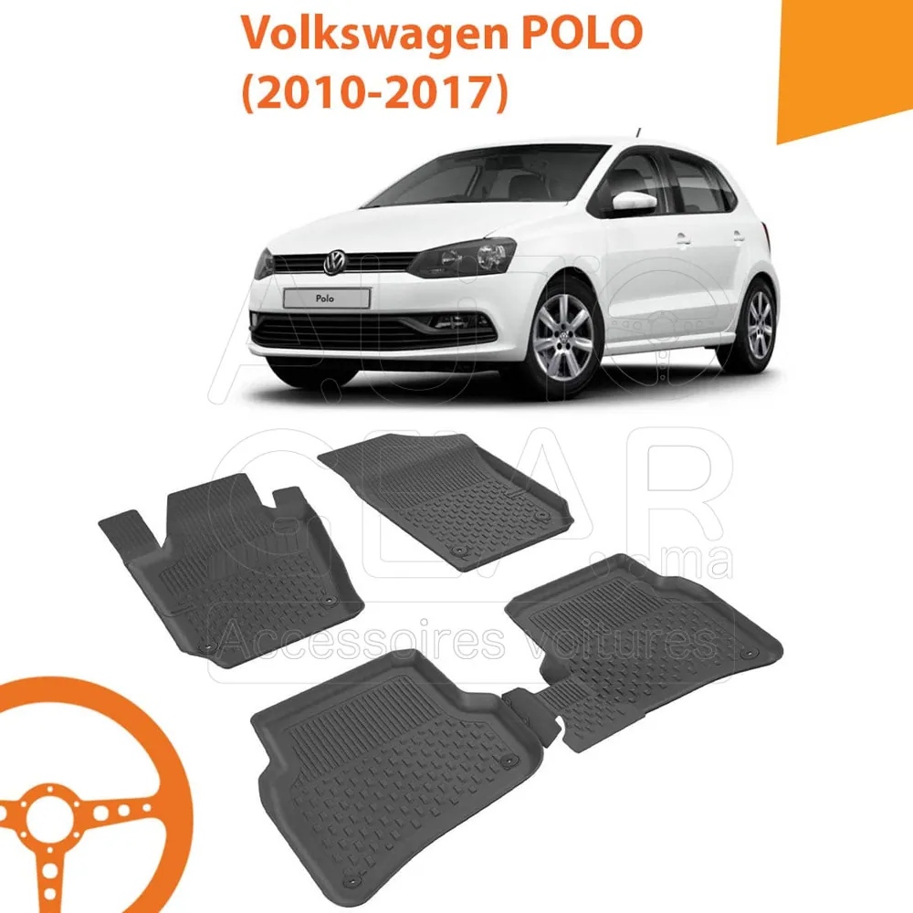 Tapis de Voiture 4D Sahler pour Volkswagen Polo (2010-2017)