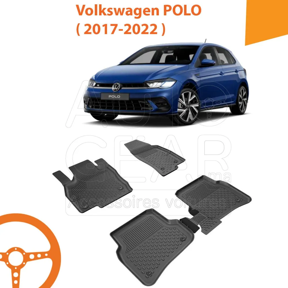 Tapis de Voiture 4D Sahler pour Volkswagen Polo ( 2017-2022 )