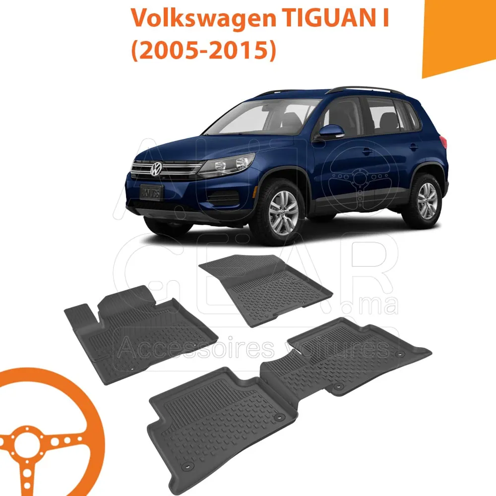 Tapis de Voiture 4D Sahler pour Volkswagen Tiguan I (2005-2015)