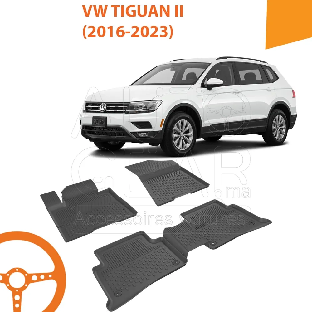 Tapis de Voiture 4D Sahler pour Volkswagen Tiguan II (2016-2023)