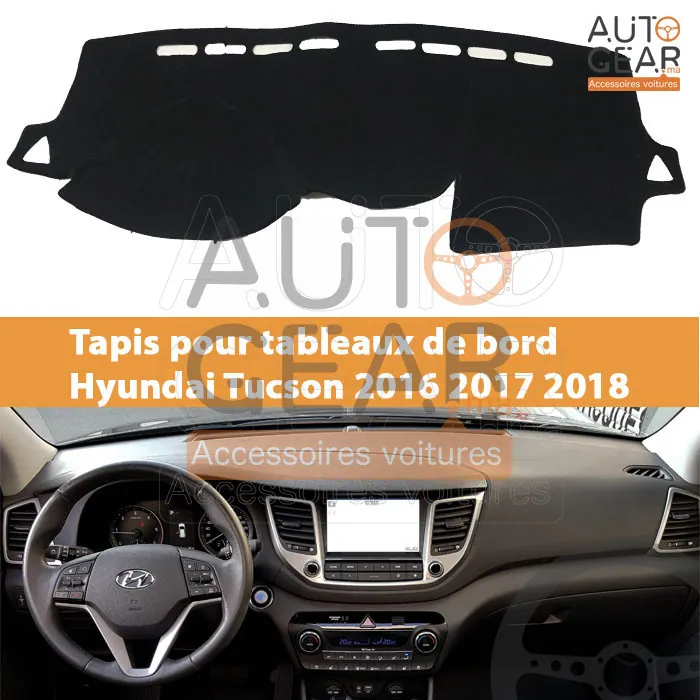 Tapis tableau de bord Hyundai Tucson 2016-2018 vue 2