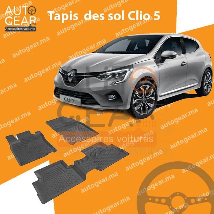 Tapis de Voiture 4D Sahler pour Renault Clio 5