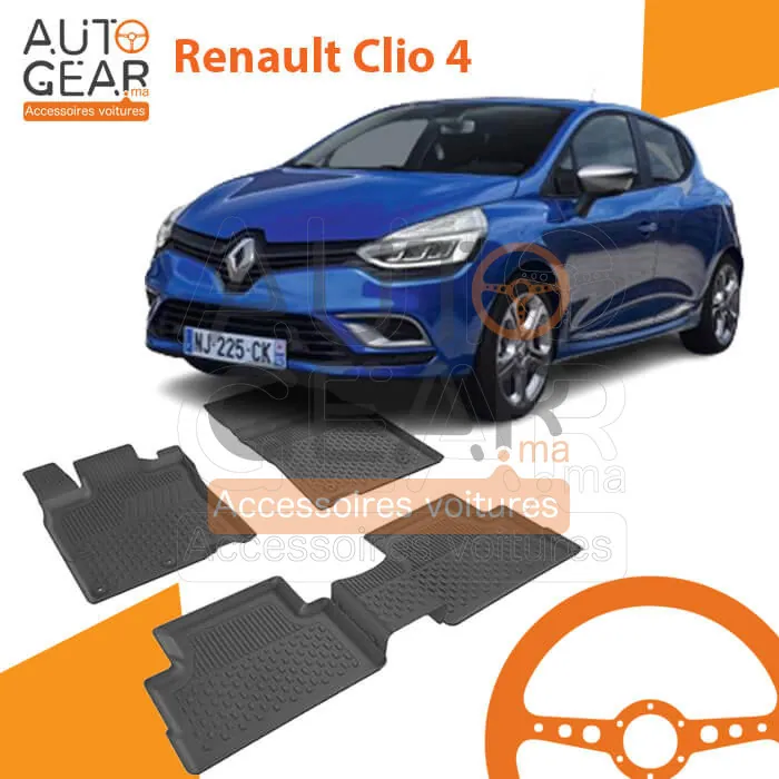 Tapis de Voiture 4D Sahler pour Renault Clio 4