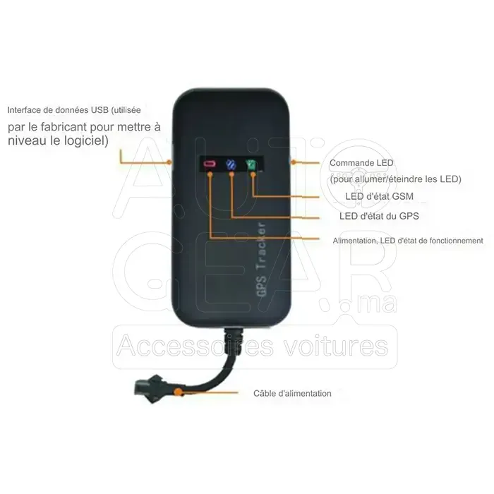 Traceur GPS de Voiture Sans Abonnement vue 3