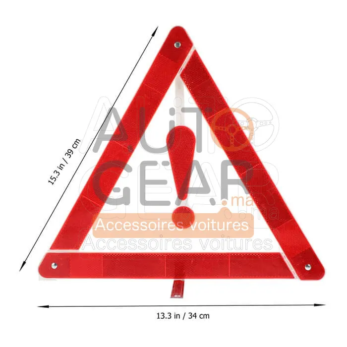 Triangle de Présignalisation Pliable vue 4