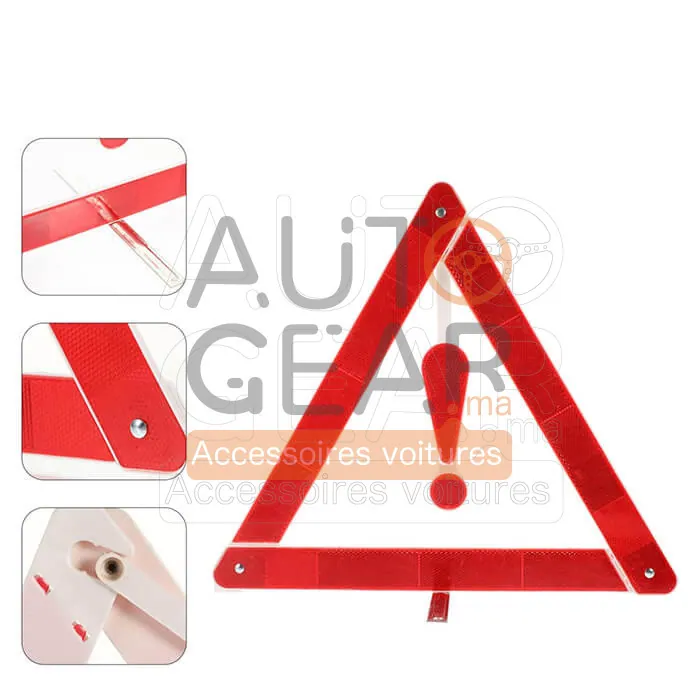 Triangle de Présignalisation Pliable vue 2
