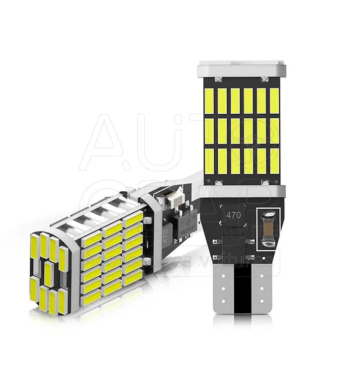 Veilleuses LED T15/W16W Canbus Anti-Erreur Voiture et Moto vue 2