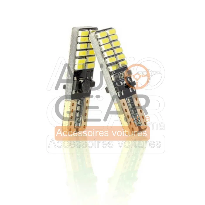Veilleuses LED Canbus Anti-Erreur W5W T10 vue 2