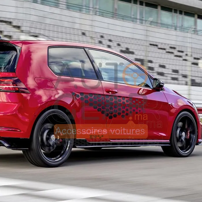 Kit Graphique Nid d'Abeille Volkswagen Golf TCR MK7 MK8 vue 4