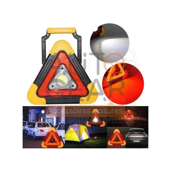 Triangle de Sécurité Multifonctions avec Lampe LED