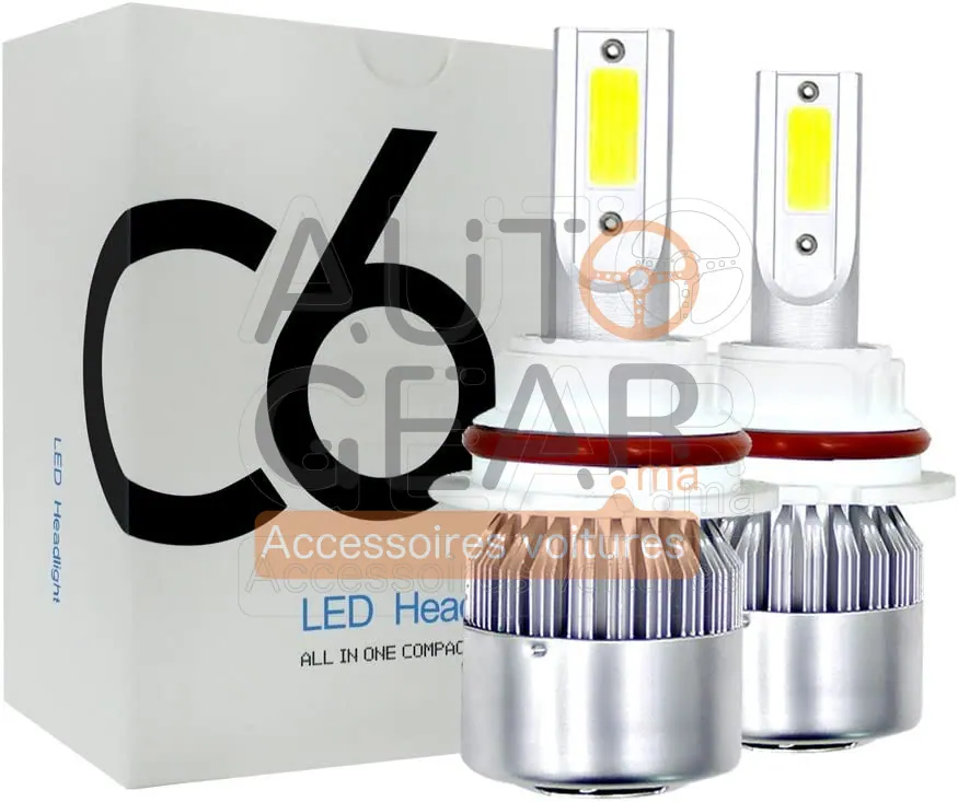 Ampoules LED Xénon Turbo C6 7600LM (Voiture et Moto) vue 4